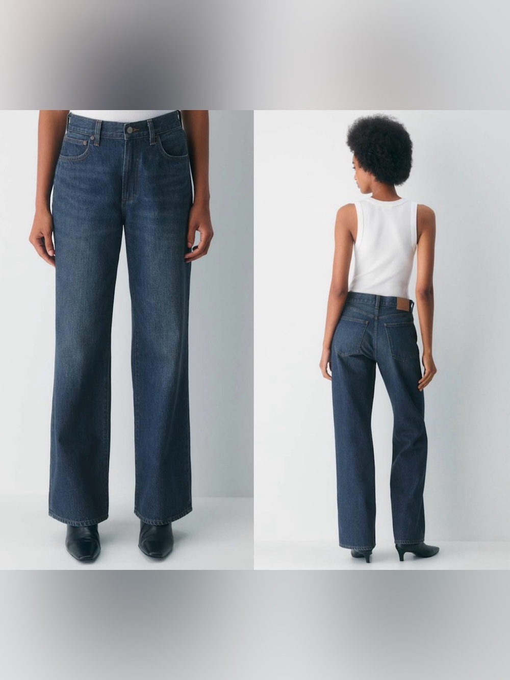 NWOTS Denim Forum The Farrah Hi-Rise Wide Leg Jean Sz 29